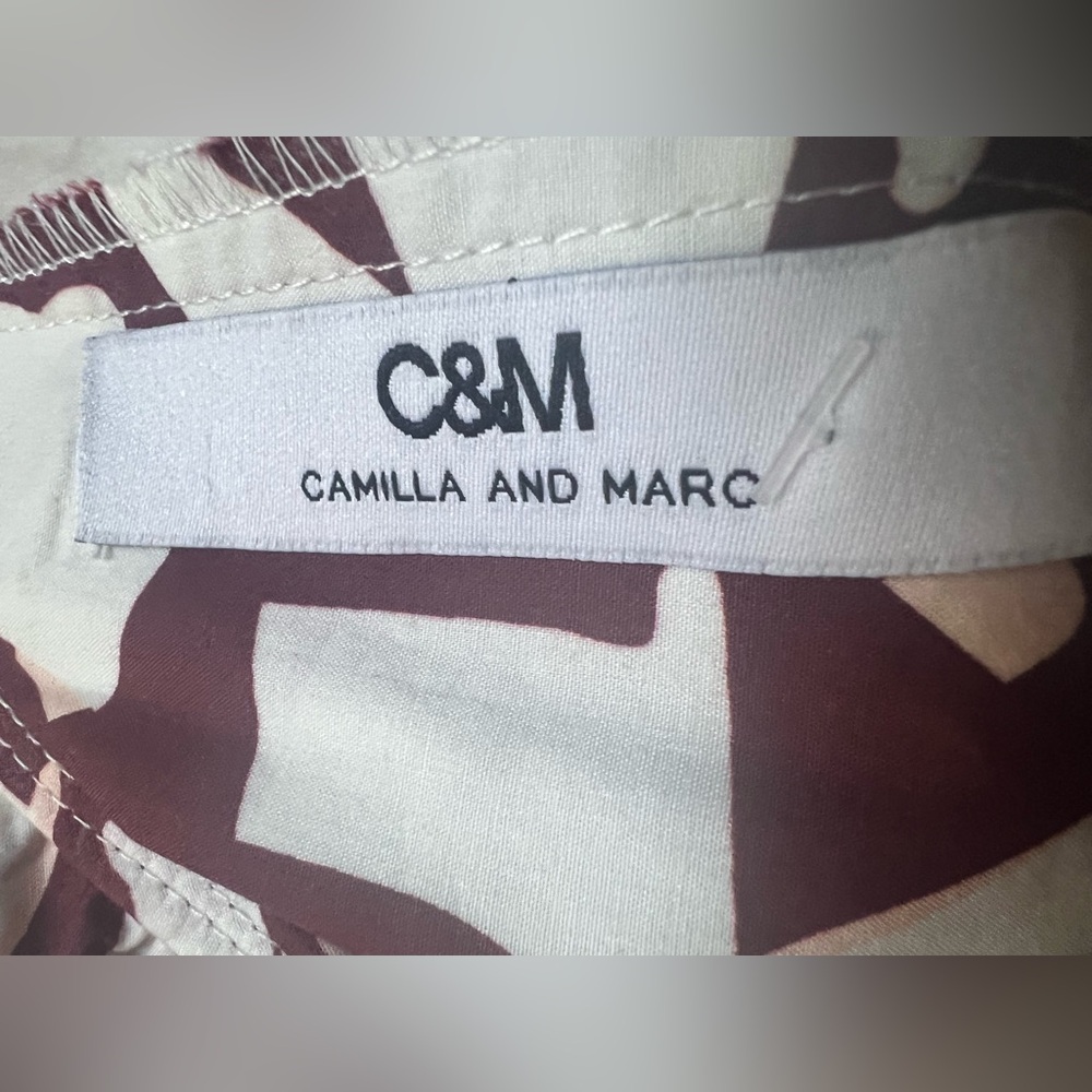 $600 Camilla and Marc "Como" High Neck Mini Dress - Burgundy Floral US 2 EUC - Picture 5 of 13